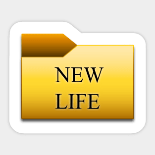 New life Sticker